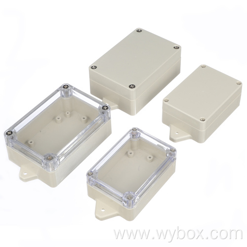 70 Sizes IP65 abs plastic electrical enclosure outdoor wall mount electrical enclosure flanged waterproof electrical Enclosure